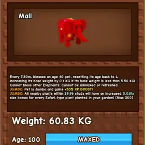 JUMBO RBH ELEPHANT 60KG