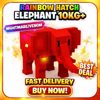 RAINBOW HATCH ELEPHANT 10KG+ 