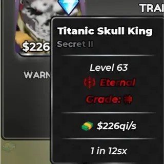 TITANIC SKULL KING ANIME