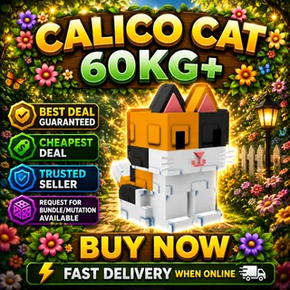 60KG+ CALICO CAT DLC GROW A GARDEN