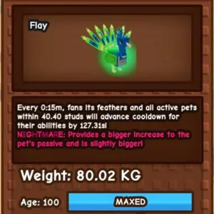 80KG+ PEACOCK NIGHTMARE