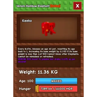 11.36 KG RBH ELEPHANT VENOM CHEAPEST