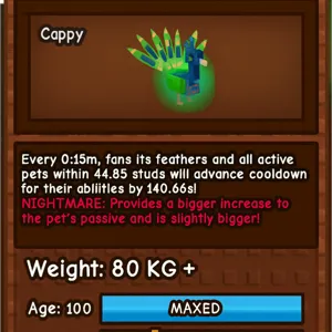 80 KG+ PEACOCK NIGHTMARE