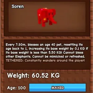 60KG HUGE RBH ELEPHANT