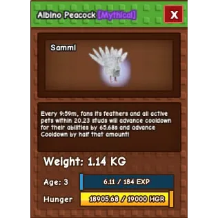 ALBINO PEACOCK CHEAPEST