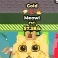 7.3B GOLD MEOWL