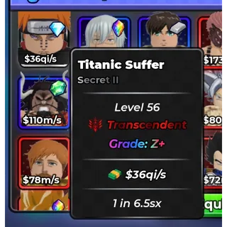 TITANIC SUFFER ANIME DICE BEST DEAL CHEAPEST DEAL 