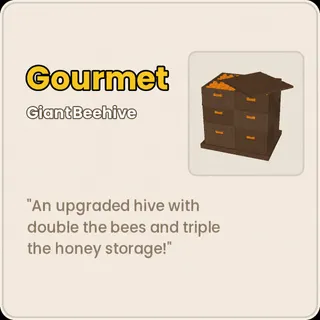 Run A Restaurant - Giant Beehive