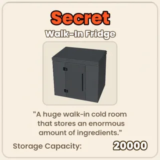 Run A Restaurant - Walk-in Fridge