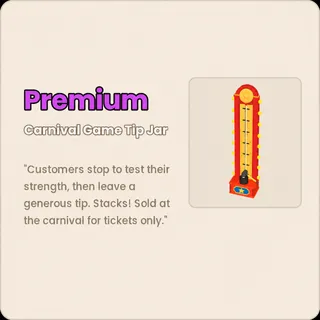 Run A Restaurant - Carnival Game Tip Jar