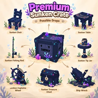 Run A Restaurant - 10x Sunken Crate