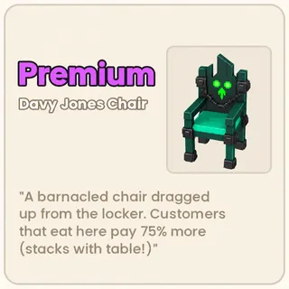 Run A Restaurant - Davy Jones Chair