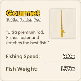 Run A Restaurant - Golden Fishing Rod