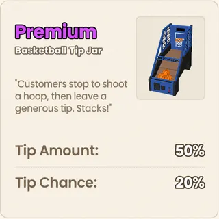 Run A Restaurant - Basketball Tip Jar
