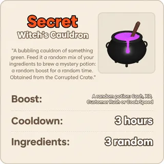 Run A Restaurant - Witch's Cauldron