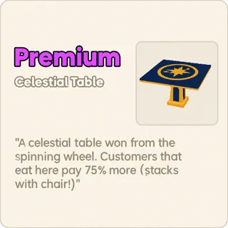 Run A Restaurant - Celestial Table