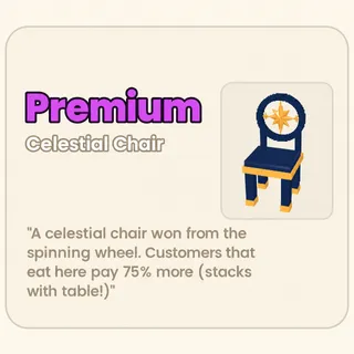 Run A Restaurant - Celestial Chair