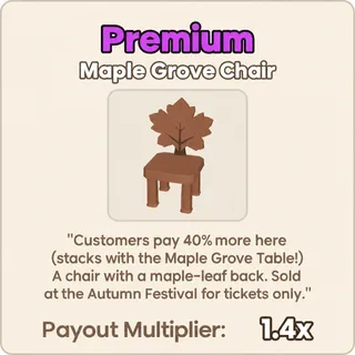 Run A Restaurant - Maple Grove Chair