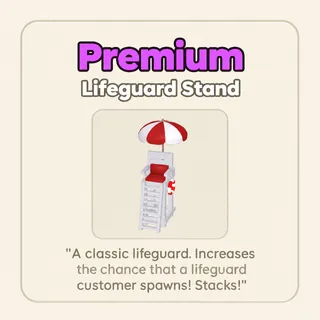 Run A Restaurant - Lifeguard Stand