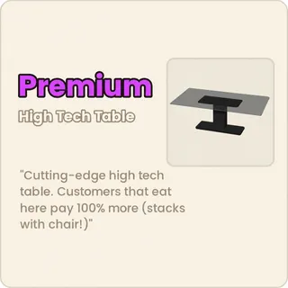 Run A Restaurant - High Tech Table