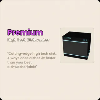 Run A Restaurant - High Tech Dishwasher