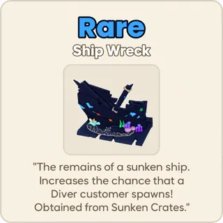 Run A Restaurant - 2x Shipwreck