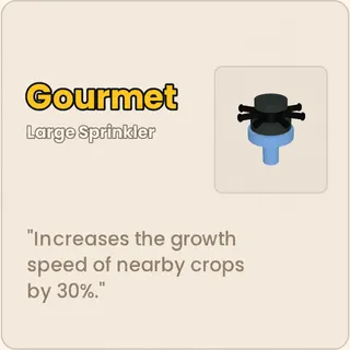Run A Restaurant - 2x Large Sprinkler