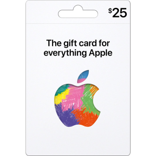 $25 Apple Gift Card - Apps, Games, Apple Arcade, And More (email