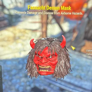 Fasnacht demon mask
