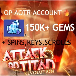AOTR 800K+ GEM ACCOUNT, INFO IN DESC
