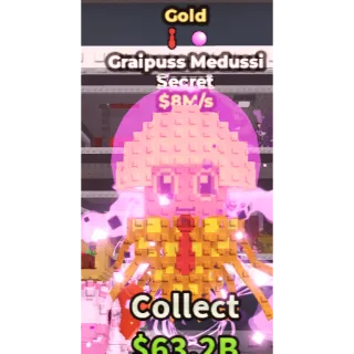 GRAIPUSS MEDUSSI GOLD 8M/s | STEAL A BRAINROT