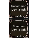 UNCOMMON + COMMON DEVIL FLESH BUNDLE | DEVIL HUNTERS
