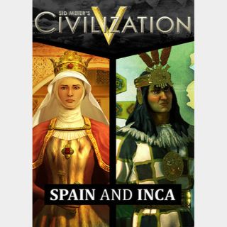 Sid Meier's Civilization V - Double Civilization and Scenario Pack: Spain and Inca (Mac) (DLC) (PC) Steam Key GLOBAL