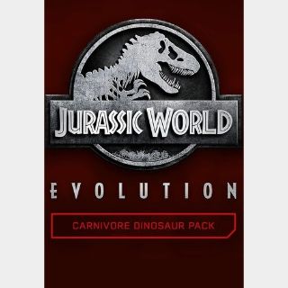 Jurassic World Evolution - Carnivore Dinosaur Pack (DLC) Steam Key GLOBAL