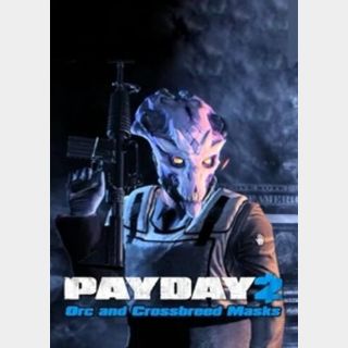 PayDay 2: Orc and Crossbreed Masks (DLC) Steam Key GLOBAL
