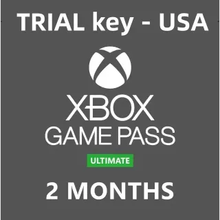 Xbox Game Pass Ultimate 2 Month - USA TRIAL KEY