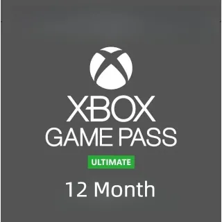 Xbox Game Pass Ultimate 12 month key