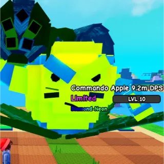 HUGE DIAMOND NEON COMMANDO APPLE 9.2M DPS