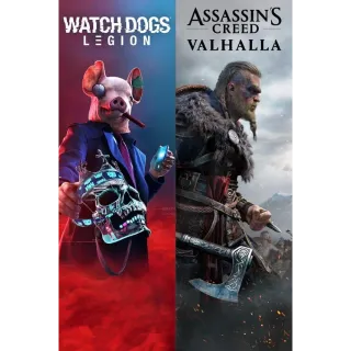 Assassin's Creed Valhalla + Watch Dogs: Legion Bundle ( Argentina región)