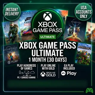 Xbox Game Pass Ultimate (1month USA only new Account)  