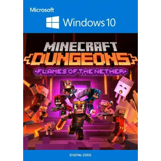 Minecraft Dungeons: Flames of the Nether (Windows 10 Store) Global Key