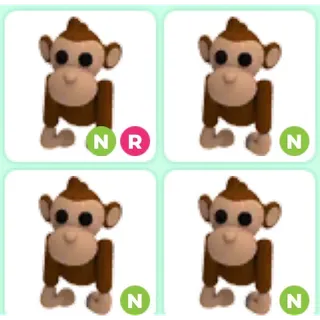 4X Neon Monkey 