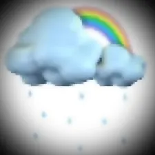 Rain cloud hat