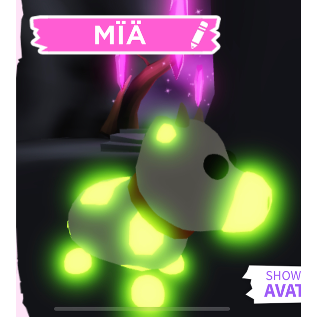 Pet Mega Neon Cow Adopt Me In Game Items Gameflip - mega neon roblox adopt me pets neon