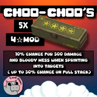 5x Choo-Choo's