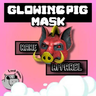 Glowing Pig Mask