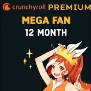 Crunchyroll Mega Fan 12 months / 1 year
