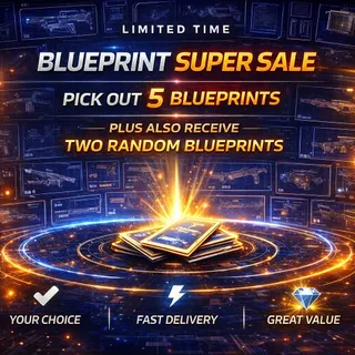 Arc Raiders 7 Blueprint Super Sale (Pick Any 5) plus two random blueprints 