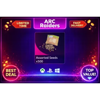 Arc raiders Assorted Seeds x500