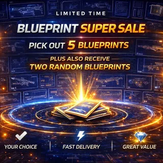 Arc Raiders 7 Blueprint Super Sale (Pick Any 5) plus two random blueprints 
